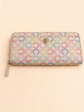COACH ZIP AROUND WALLET